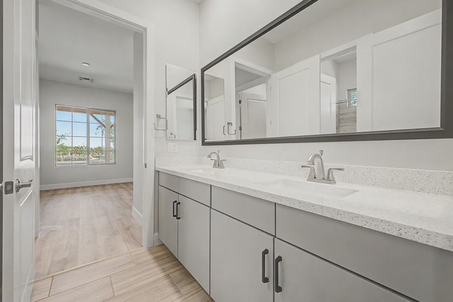 Furnished interior view inside a new home in Bellero Estates, Queen Creek (Image 12). Furnished interior view inside a new home in Bellero Estates, Queen Creek (Image 12).