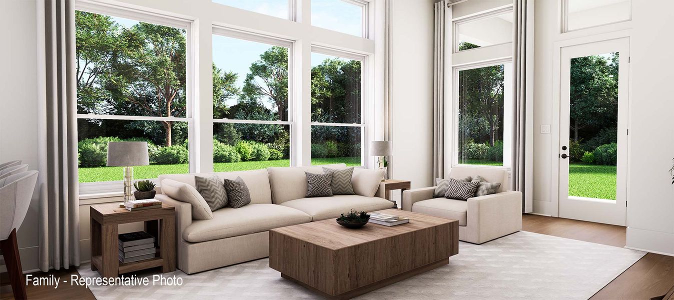 The Denton - Family Room The Denton - Family Room