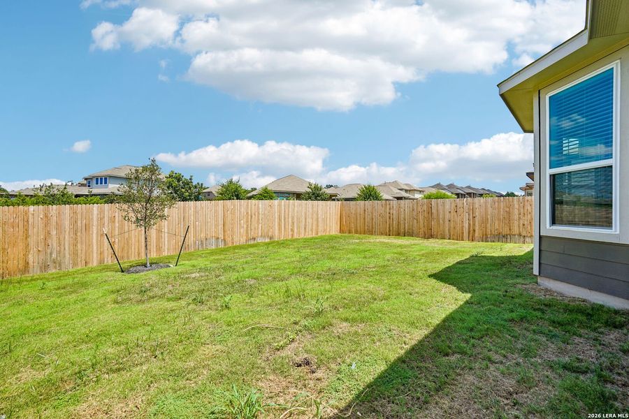 Exterior details and patio area of a home in Sagebrooke - Premier Series, San Antonio (Image 28).