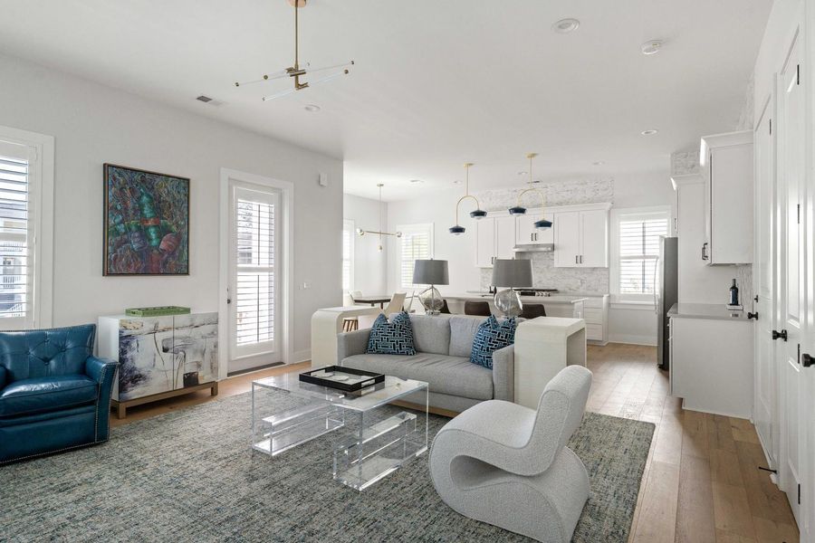 Furnished interior view inside a new home in , Charleston (Image 12).
