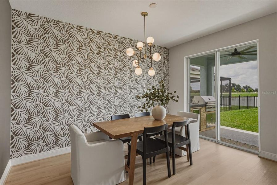 Furnished interior view inside a new home in , San Antonio (Image 14).
