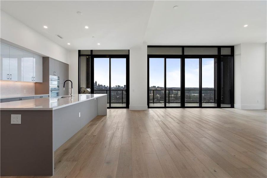 Spacious, unfurnished interior of a new home in The Dillon Buckhead, Atlanta (Image 60).