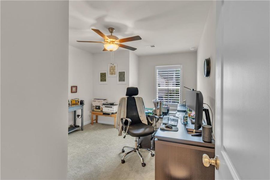 Furnished interior view inside a new home in , Powder Springs (Image 17). Furnished interior view inside a new home in , Powder Springs (Image 17).