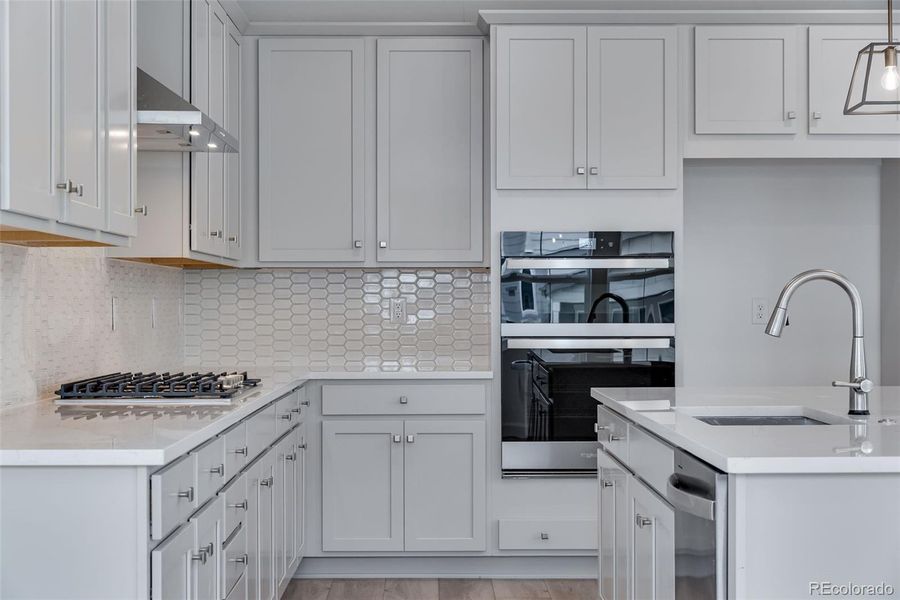 Furnished interior view inside a new home in Prelude at The Aurora Highlands, Aurora (Image 7). Furnished interior view inside a new home in Prelude at The Aurora Highlands, Aurora (Image 7).