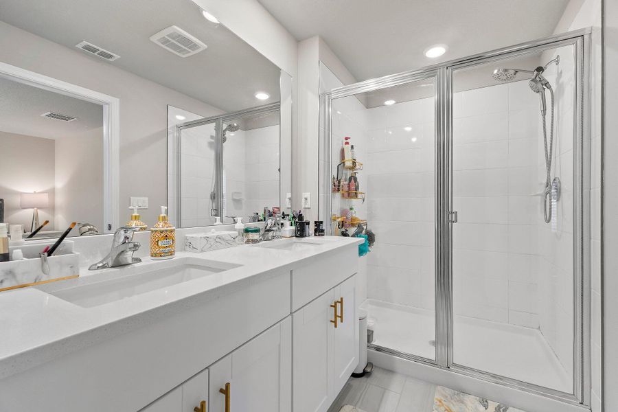 Furnished interior view inside a new home in Enclave at Mangonia Park, West Palm Beach (Image 29).