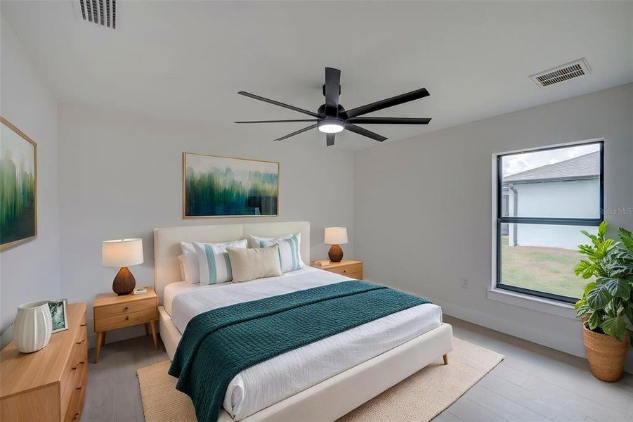 Furnished interior view inside a new home in , Port Charlotte (Image 9). Furnished interior view inside a new home in , Port Charlotte (Image 9).