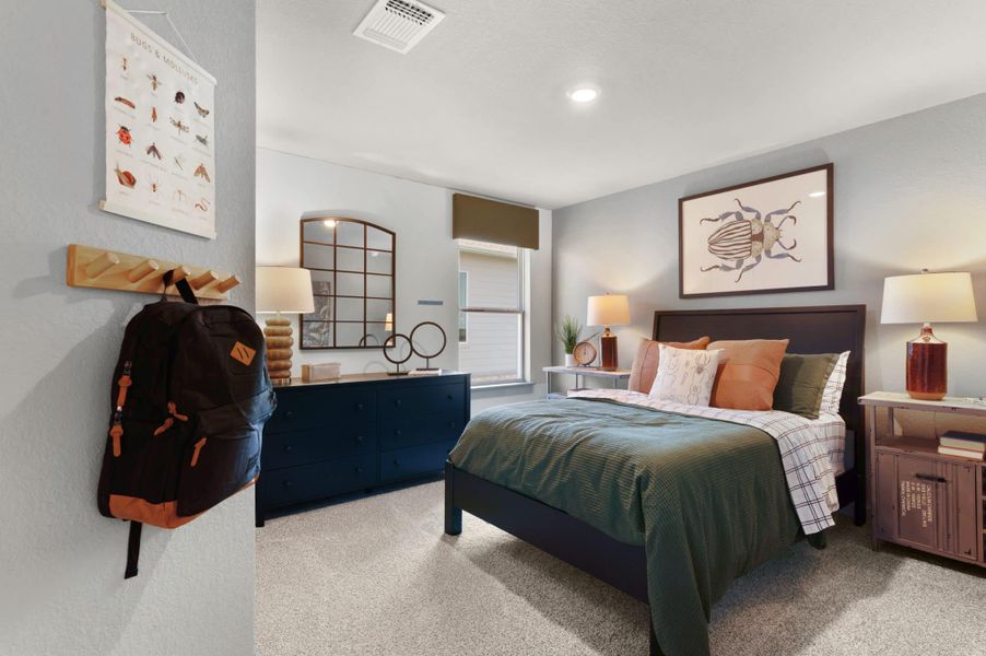 Furnished interior view inside a new home in The Grove at Blackhawk, Pflugerville (Image 12). Furnished interior view inside a new home in The Grove at Blackhawk, Pflugerville (Image 12).