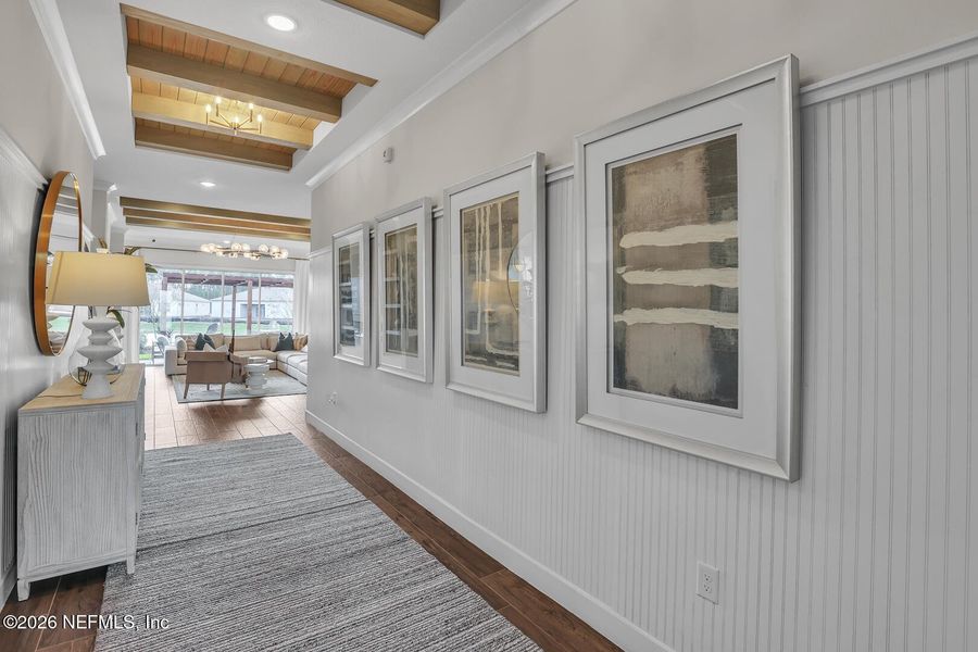 Furnished interior view inside a new home in , Flagler Beach (Image 26).