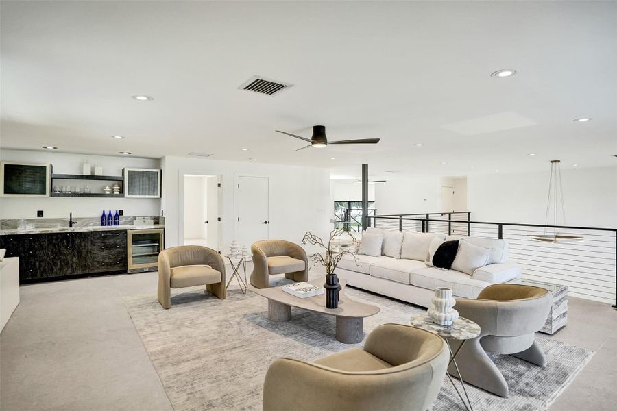 Furnished interior view inside a new home in , Lighthouse Point (Image 14).