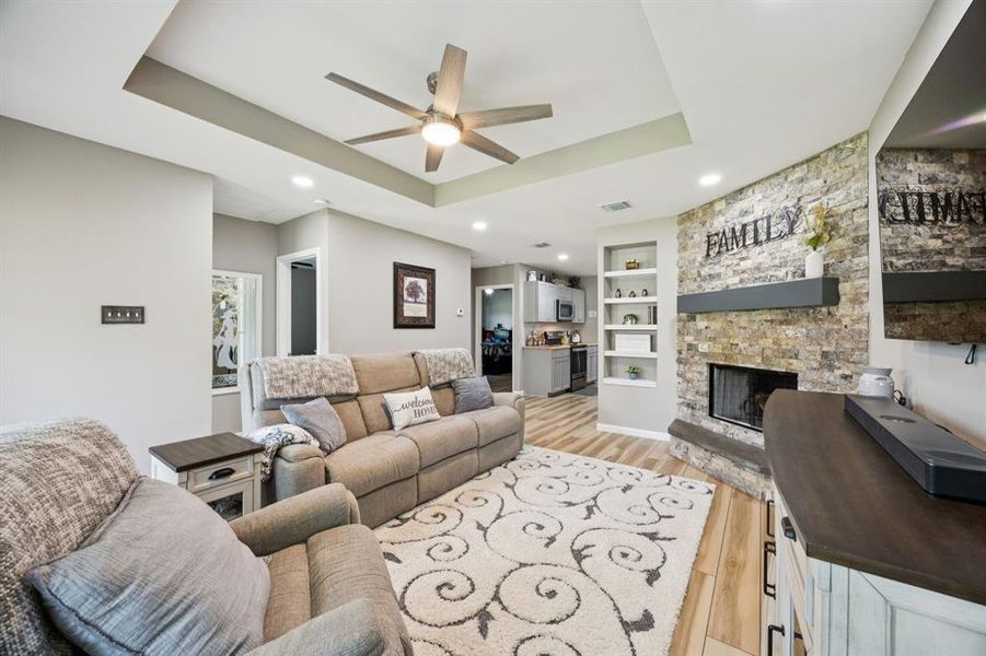Furnished interior view inside a new home in , Weatherford (Image 18).