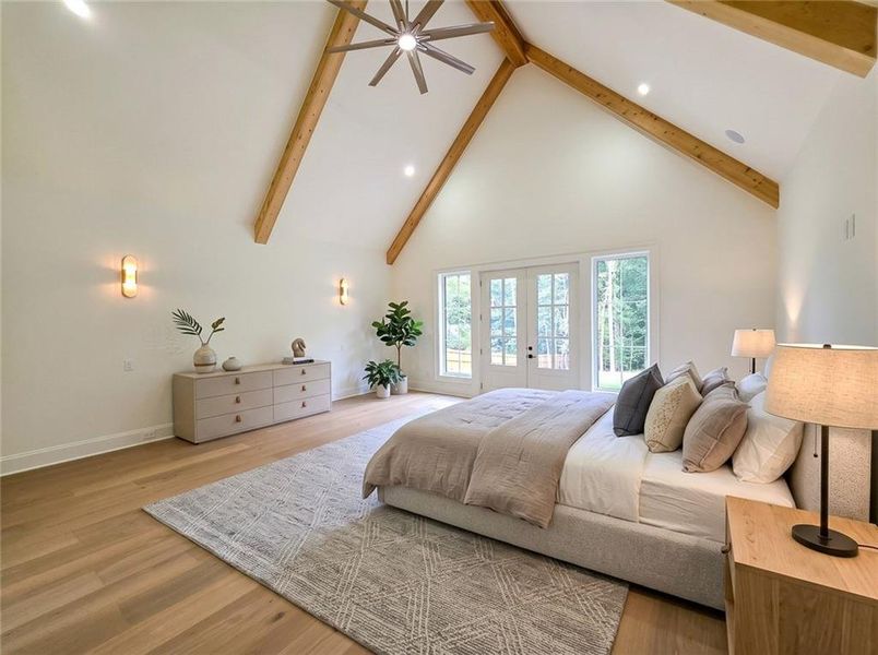 Furnished interior view inside a new home in , Winder (Image 8).