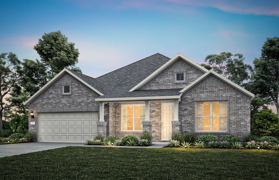 Representative exterior photo of a completed home built from the Azle by Pulte Homes in Overland Grove, Forney, TX (Image 20).