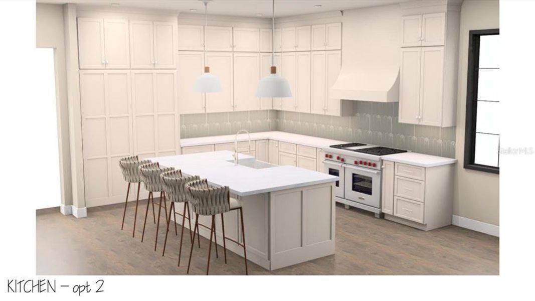 multiple kitchen layout options to choose from