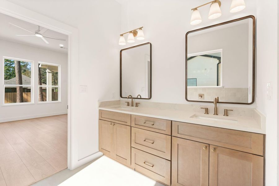 Furnished interior view inside a new home in , Magnolia (Image 17). Furnished interior view inside a new home in , Magnolia (Image 17).