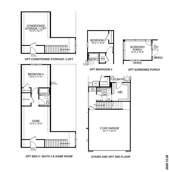 2D floor plan layout of this home in Reserve at Tap Root Farms, Fletcher, NC (Image 3). 2D floor plan layout of this home in Reserve at Tap Root Farms, Fletcher, NC (Image 3).