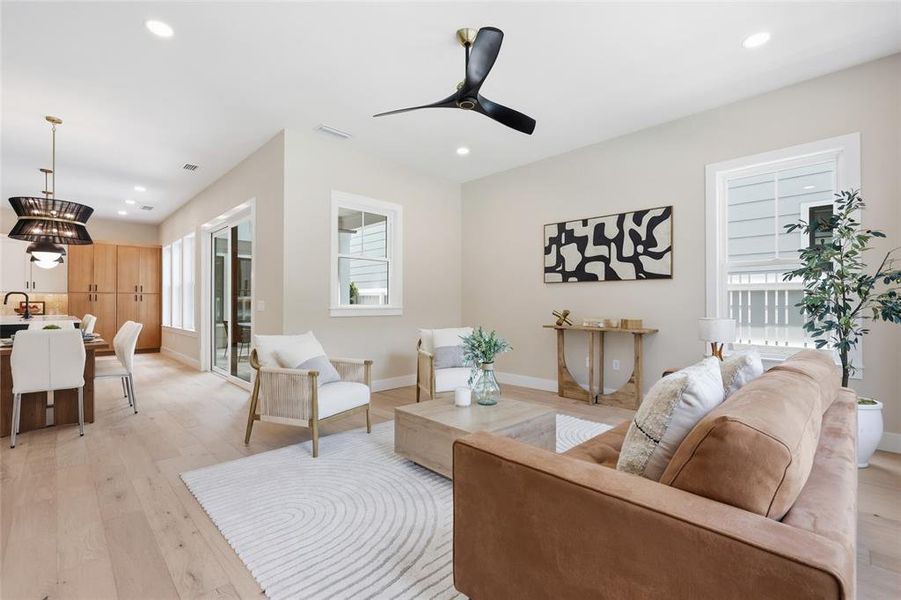 Furnished interior view inside a new home in , Newberry (Image 13).