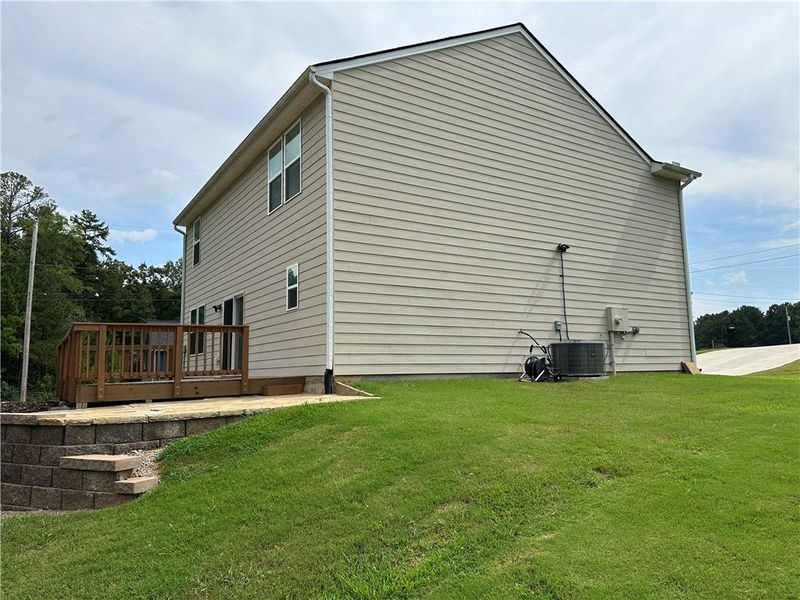 Exterior details and patio area of a home in , Cedartown (Image 4).