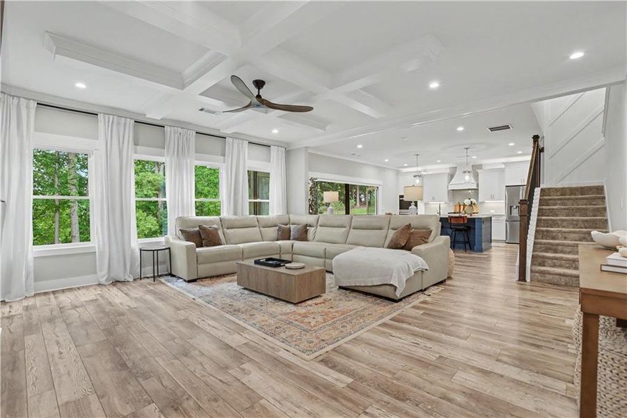 Furnished interior view inside a new home in , Hoschton (Image 6).