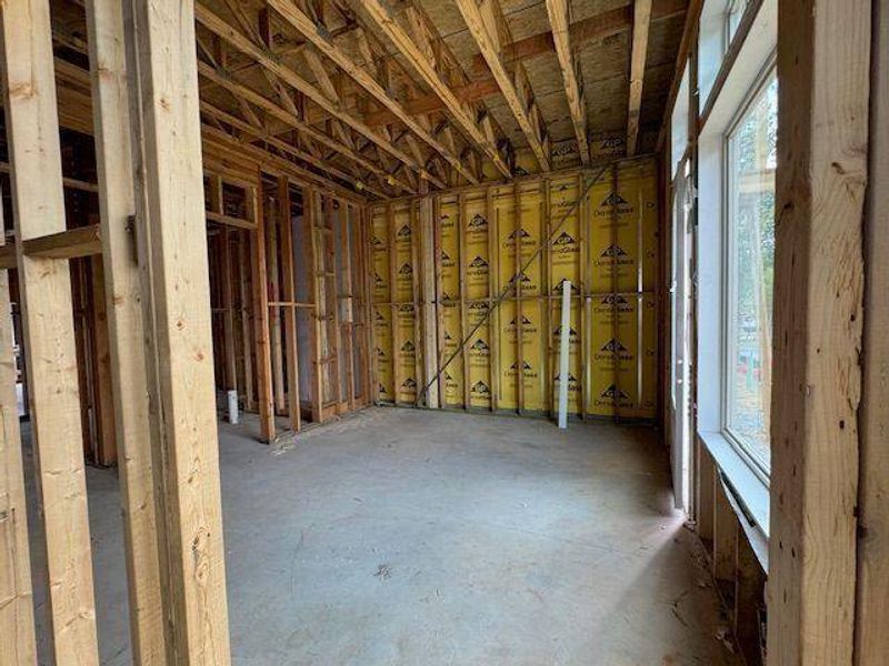 In-progress construction of a new home in , Senoia, GA (Image 36).