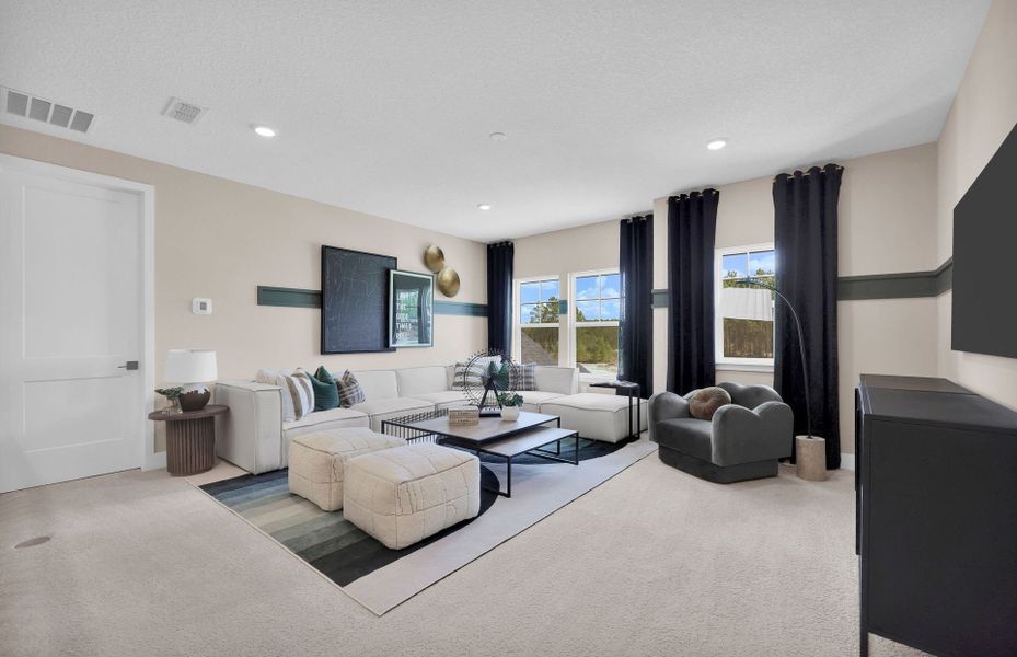 Representative furnished interior of a home built from the Mahogany Grand by Pulte Homes in The Landings at Saint Johns, St. Johns (Image 13).