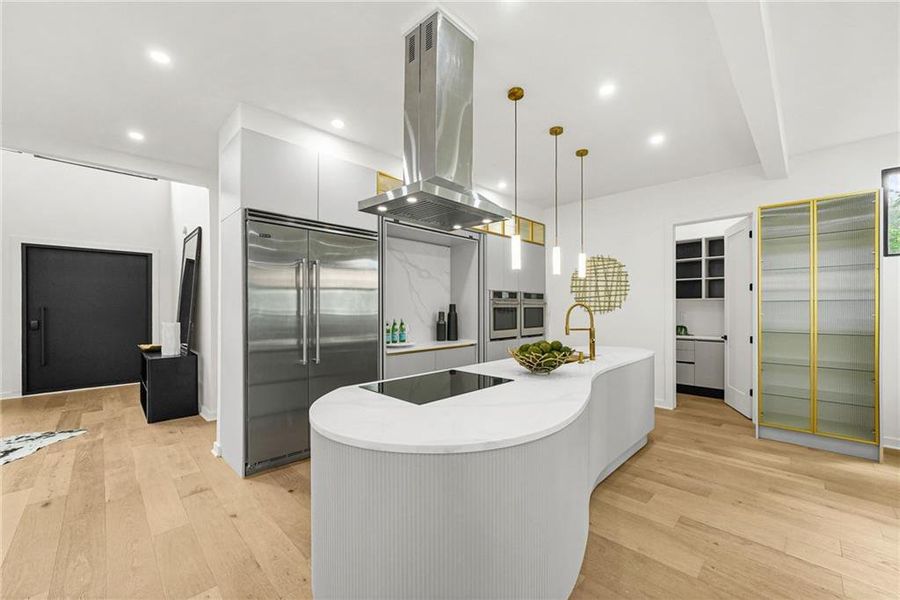 Furnished interior view inside a new home in , Atlanta (Image 68).