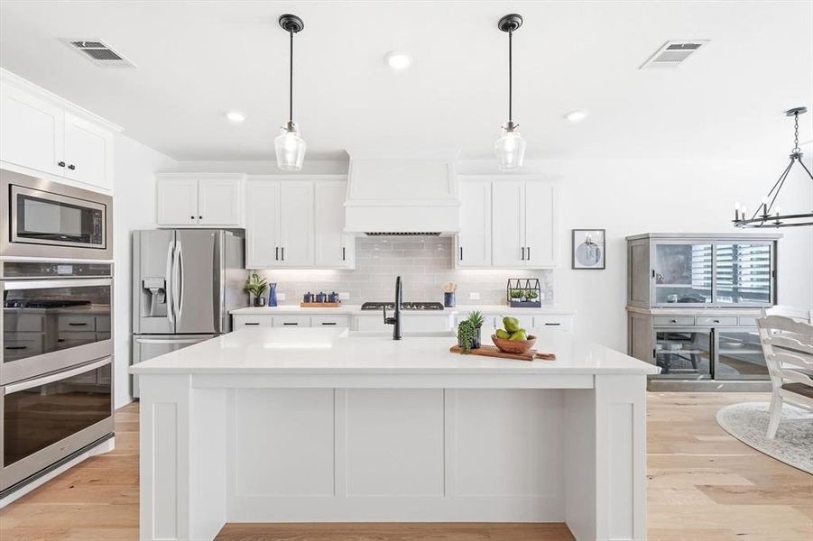 Furnished interior view inside a new home in , Haslet (Image 3).