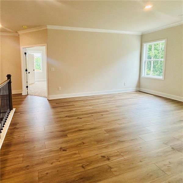 Spacious, unfurnished interior of a new home in Rosewood Lake Estates, Hoschton (Image 21). Spacious, unfurnished interior of a new home in Rosewood Lake Estates, Hoschton (Image 21).