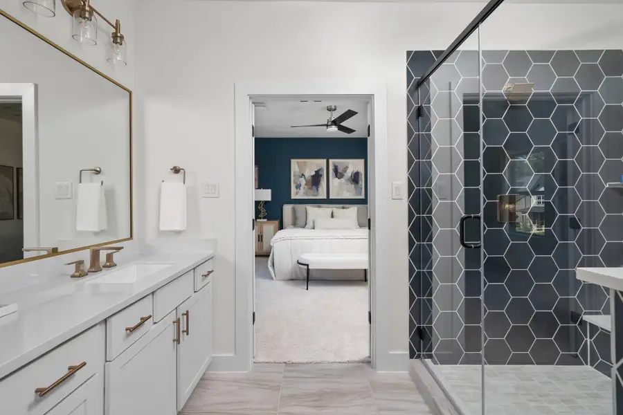 Representative furnished interior of a home built from the Brazos by Autograph Homes in Two Step Farm, Montgomery (Image 11).