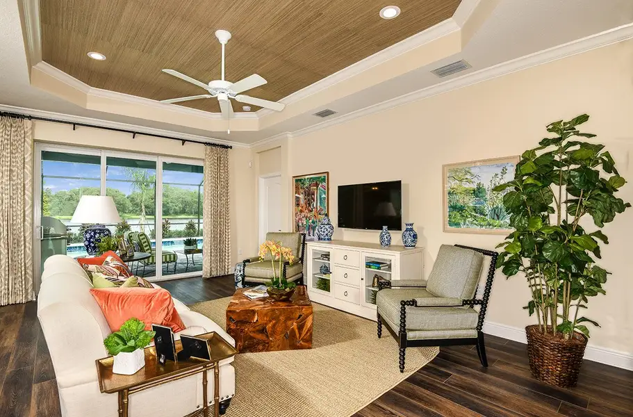 Furnished interior view inside a new home in Wildleaf, Parrish (Image 8).