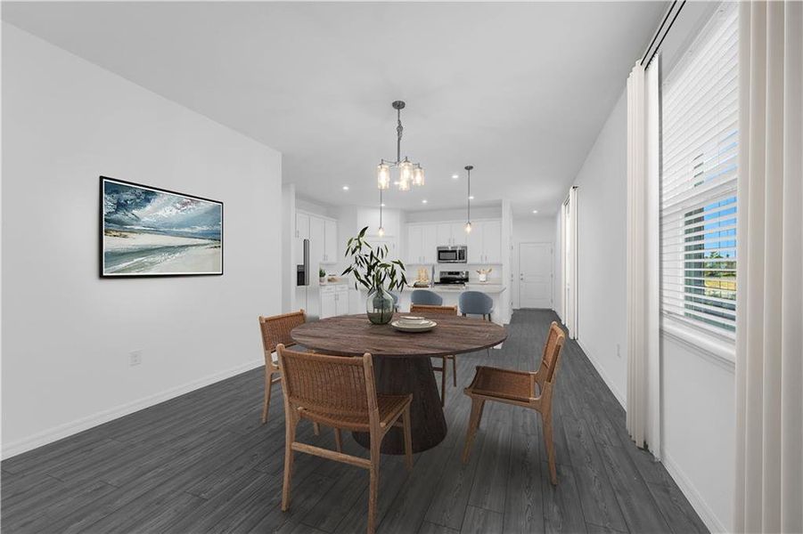 Furnished interior view inside a new home in Kingsley, Acworth (Image 7).