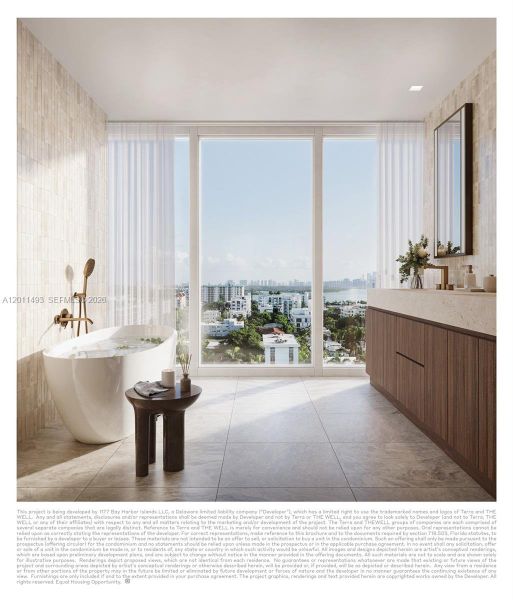Furnished interior view inside a new home in , Bay Harbor Islands (Image 8).