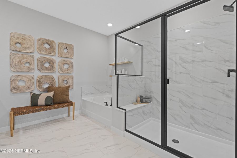 Furnished interior view inside a new home in The Cypress Series at Reserve East, Flagler Beach (Image 29).