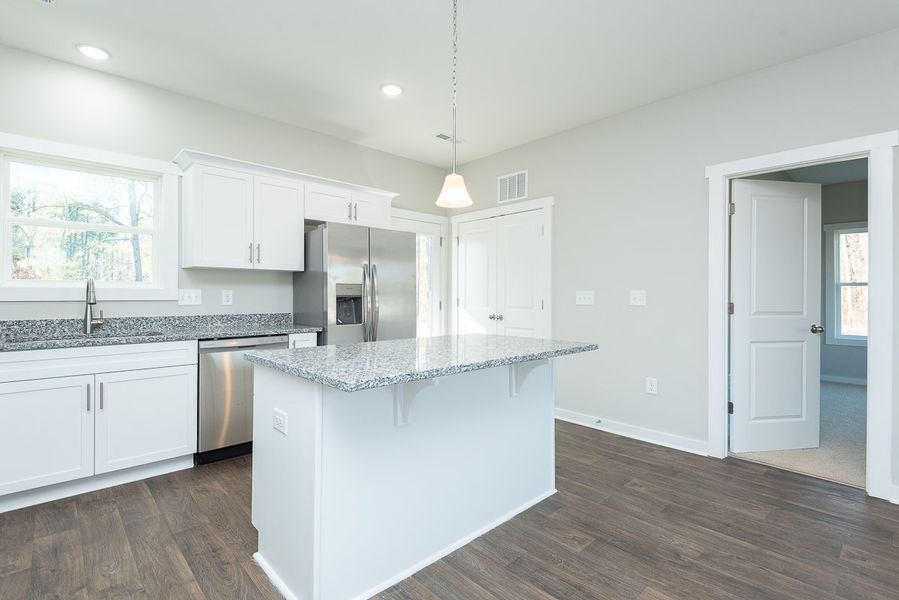 Representative furnished interior of a home built from the Lincoln by Foundation Home Builders LLC in Pinnix Loop, Burlington (Image 4).