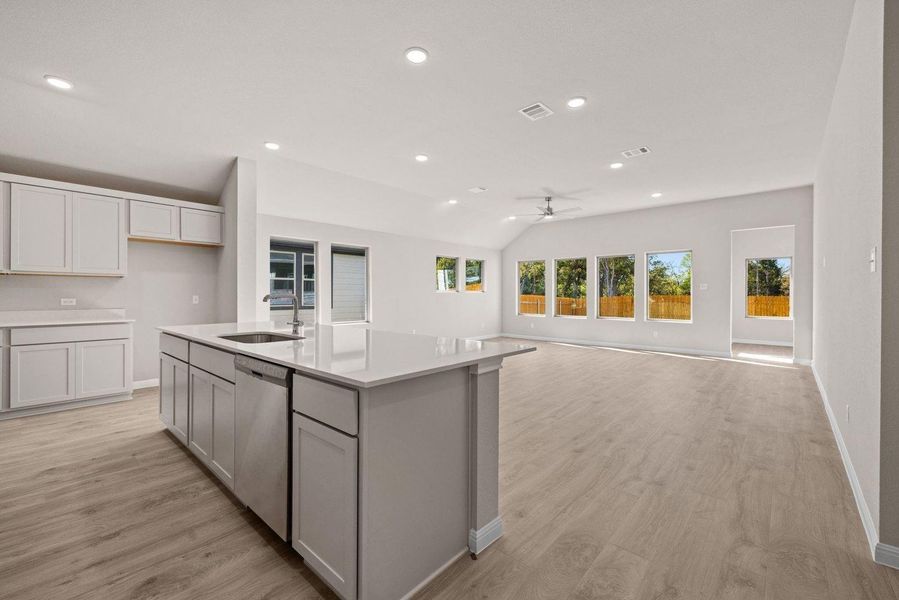 Furnished interior view inside a new home in Trinity Ranch, Elgin (Image 8).