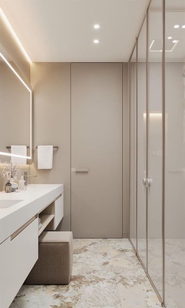 Furnished interior view inside a new home in , Fort Lauderdale (Image 14).