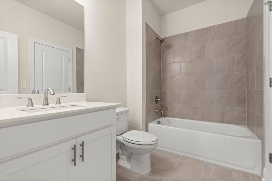 Representative furnished interior of a home built from the The Castleberry by The Providence Group in Palisades Single Family, Cumming (Image 45).