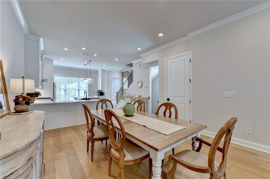 Furnished interior view inside a new home in , Alpharetta (Image 52).
