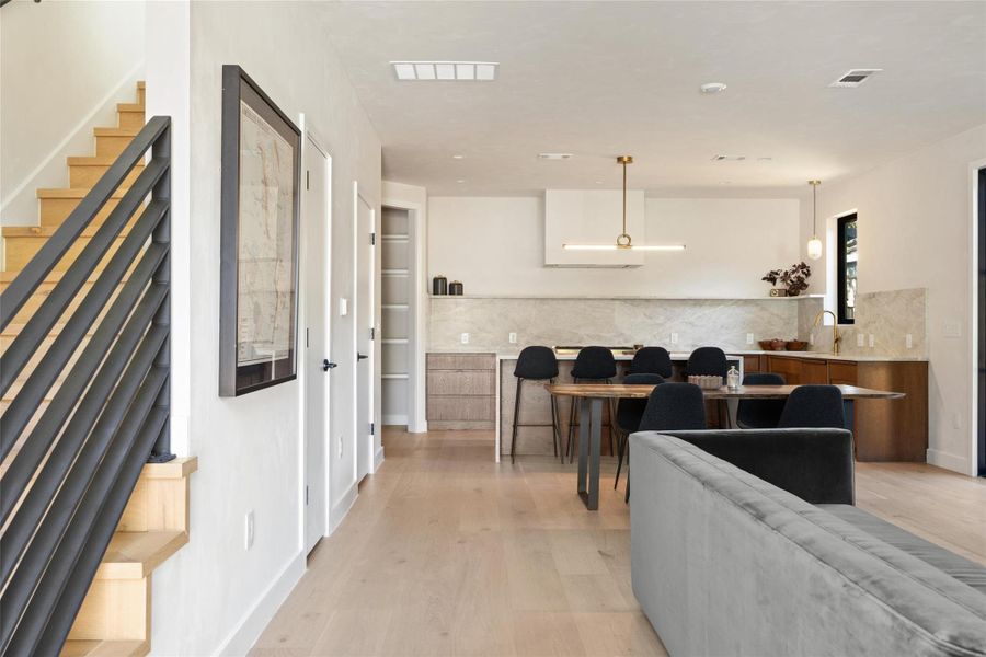 Furnished interior view inside a new home in , Austin (Image 7). Furnished interior view inside a new home in , Austin (Image 7).