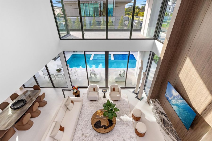 Furnished interior view inside a new home in , Boca Raton (Image 47).