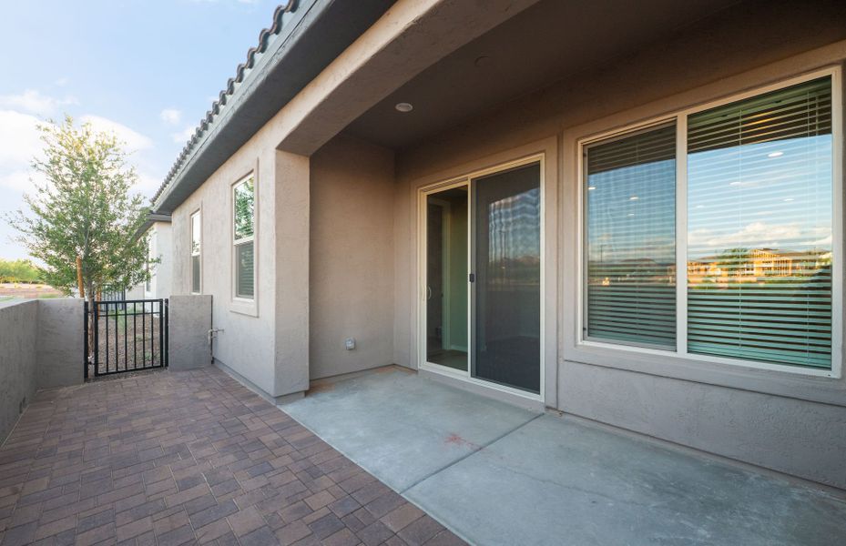 Exterior details and patio area of a home in Sun City Festival, Buckeye (Image 4). Exterior details and patio area of a home in Sun City Festival, Buckeye (Image 4).