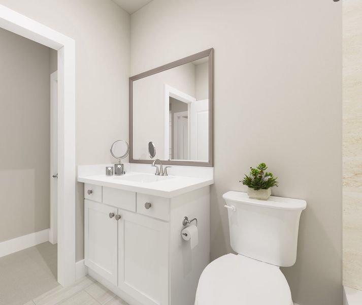 Furnished interior view inside a new home in Painted Tree, McKinney (Image 13).