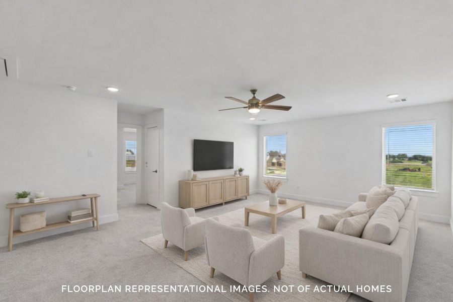 Furnished interior view inside a new home in Miller's Pond, Rosenberg (Image 12).