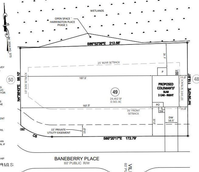 plot plan HARPL 49