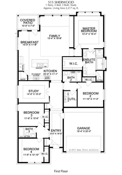 2D floor plan layout for the The Sherwood by Landon Homes in Impression 55s, Frisco, TX (Image 1). 2D floor plan layout for the The Sherwood by Landon Homes in Impression 55s, Frisco, TX (Image 1).
