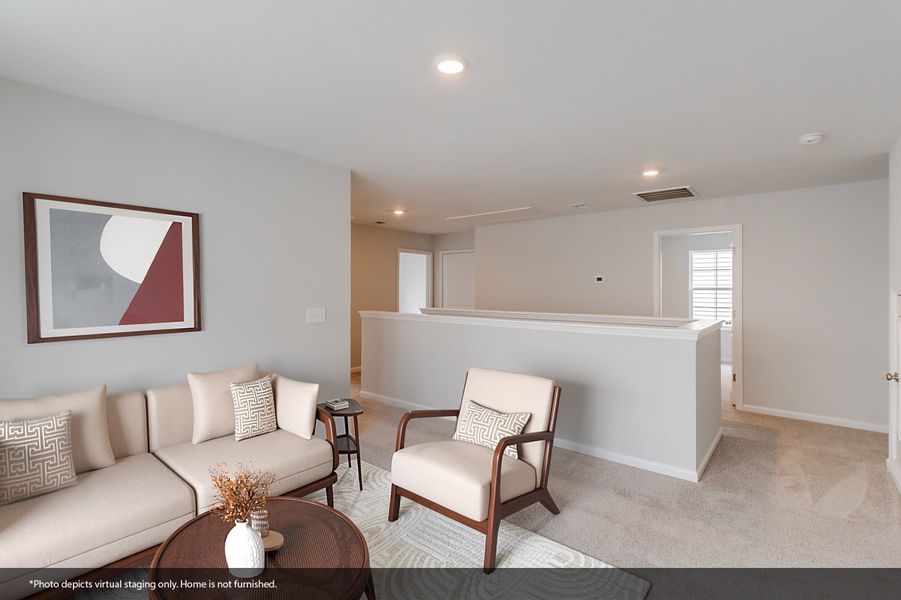 Furnished interior view inside a new home in Ellington, Elgin (Image 11).