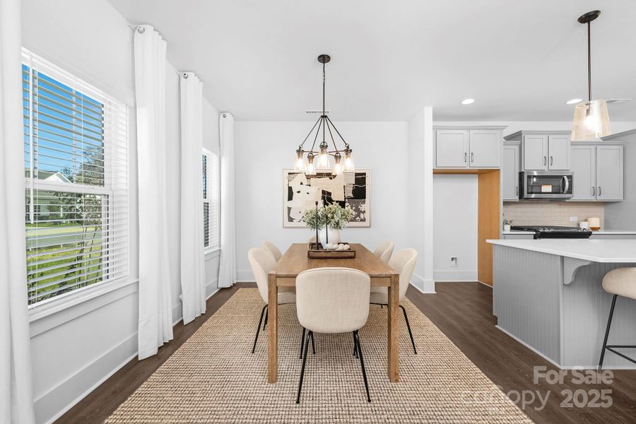 Furnished interior view inside a new home in Stonebridge Fairways, Monroe (Image 28).