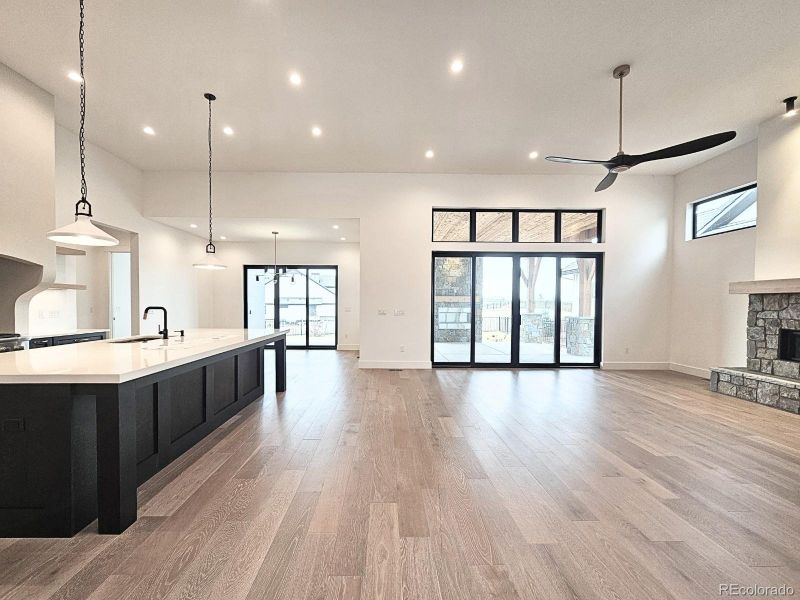 Functional for grazing in the kitchen, and enjoying the back patio - your choice