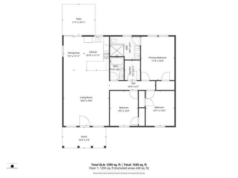 2D floor plan layout of this home in , Cherryville, NC (Image 5). 2D floor plan layout of this home in , Cherryville, NC (Image 5).