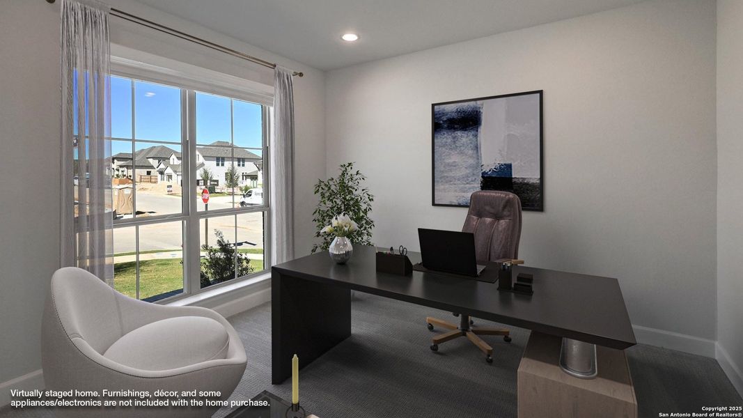 Furnished interior view inside a new home in Johnson Ranch 55', Bulverde (Image 8). Furnished interior view inside a new home in Johnson Ranch 55', Bulverde (Image 8).