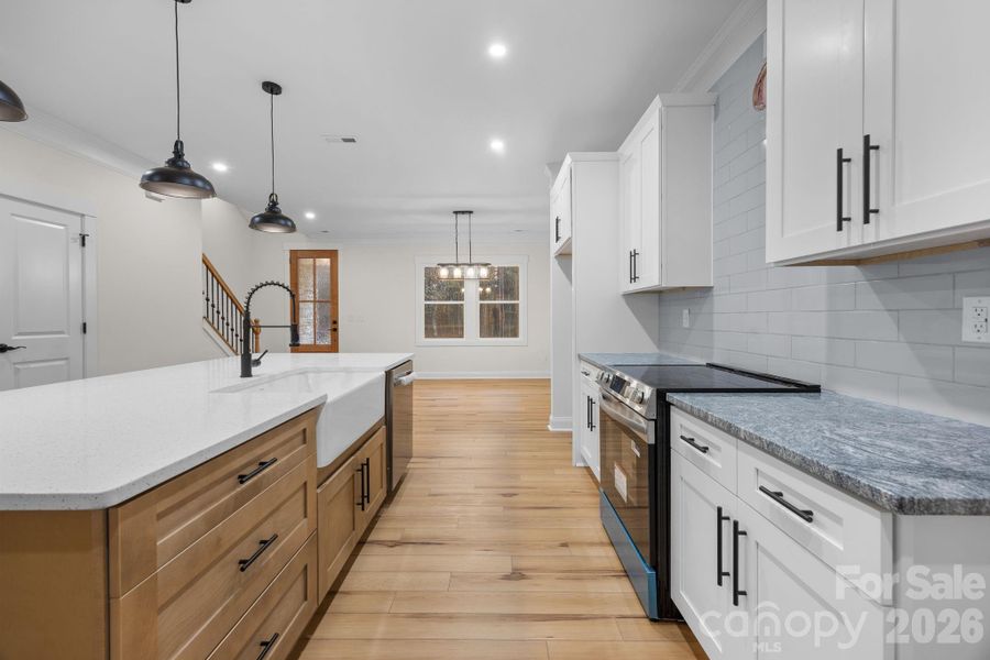 Furnished interior view inside a new home in , Cleveland (Image 5).